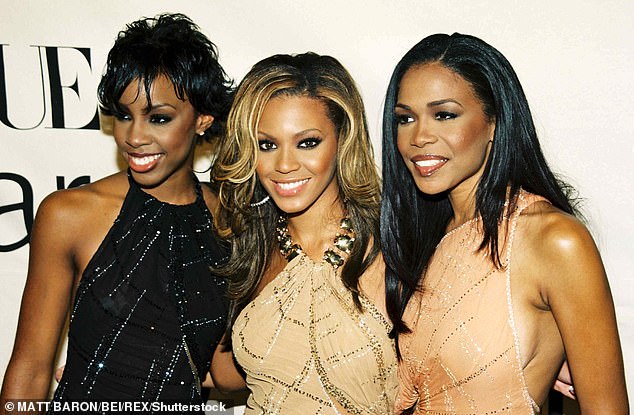 Williams and Beyoncé were bandmates in Destiny's Child, along with Rowland (pictured in 2000)