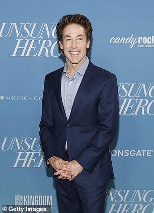 Osteen, who is worth approximately $50 million, helped finance the film