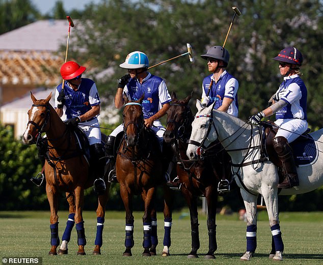 The Duke captains one of three teams taking part in the competition, which raises money for his charity Sentebale