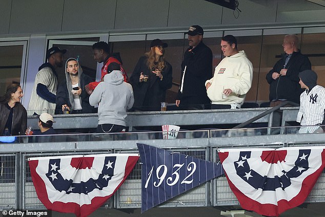 Earlier this year, Travis Kelce and Taylor Swift sat in one of Yankee Stadium's VIP suites