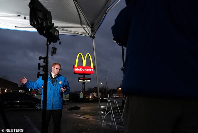 He was located by staff members at a McDonald's in Altoona, Pennsylvania.