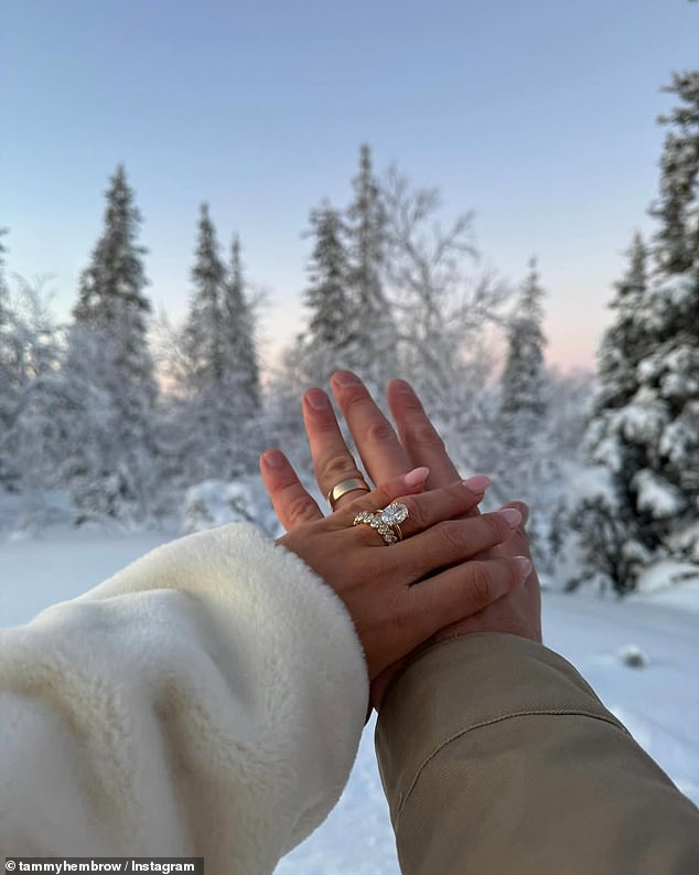 Since getting married, Tammy has also been showing off her stunning $23,000 wedding ring on social media.