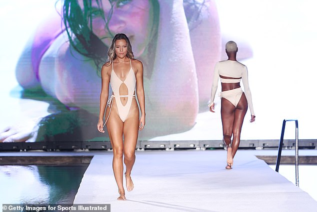 She walked the runway for Sports Illustrated Swimsuit in Miami, Florida two years ago