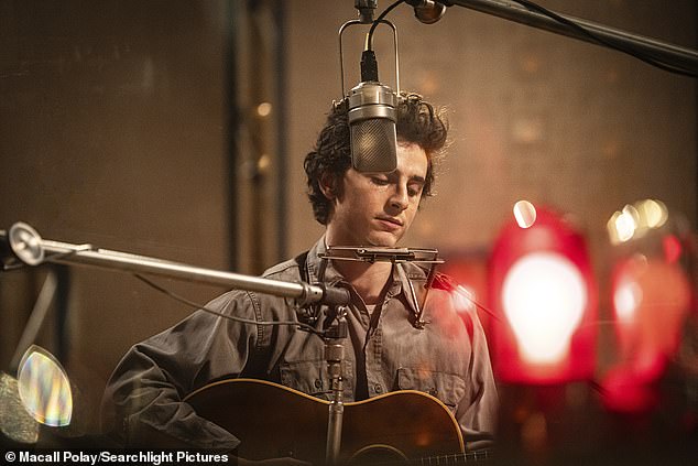 Timothée has received rave reviews for his transformation into the enigmatic 83-year-old for Searchlight Pictures' fully authorized biopic, which hits US cinemas on December 25 and UK cinemas on January 17.