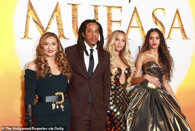 Among the Malibu-based stars are Beyoncé and Jay-Z, who attended the premiere of Lion King's computer-animated prequel Mufasa on Monday with daughter Blue Ivy and Beyoncé's mother Tina Knowles.