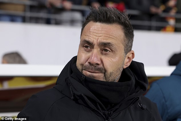 Marseille are second in Ligue 1 and are managed by former Brighton manager Roberto De Zerbi.