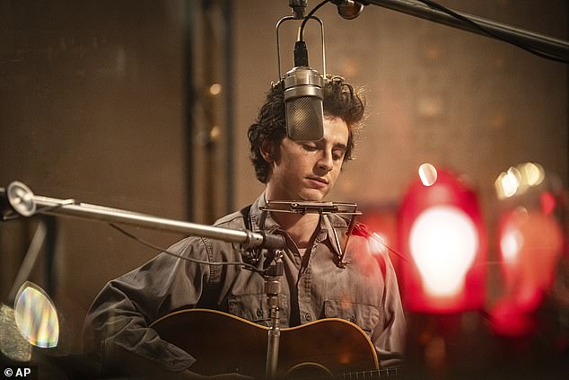 1733910330 482 Timothee Chalamet electrifying as Bob Dylan in A Complete Unknown