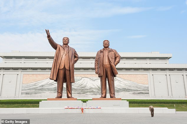 Statues of former North Korean leaders Kim Il-Sung and Kim Jong-Il in Pyongyang. The hermit kingdom has been ruled by three generations of the Kim dynasty since the country was formed in 1948. It is widely considered one of the most brutal totalitarian states in the world.