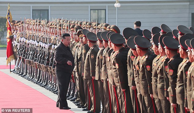 Kim Jong-Un inspects members of his army. Despite the apparent hypocrisy in North Korea's criticism of the South, experts say it serves the regime to exploit any crisis in democratic and aligned South Korea.