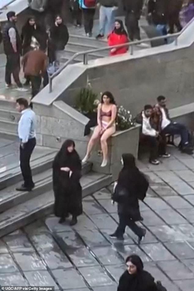 Last month, a video of a student in Iran went viral after she stripped to her underwear on the street. This was reportedly in protest of the strict dress code.