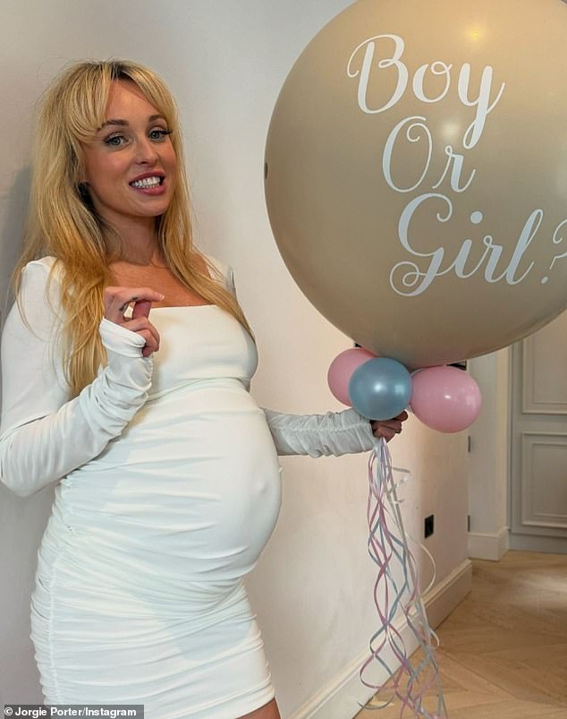 Jorgie recently revealed she was having a baby girl in an adorable Instagram post.