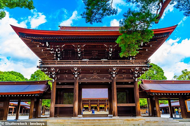 Choose Meiji Jingu (above) instead of Senso Ji Temple, says Harriet