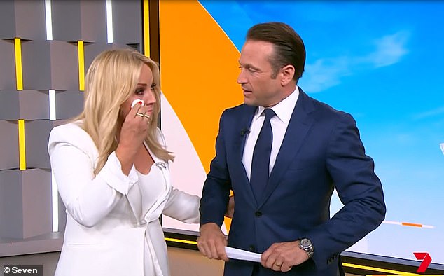 Monique Wright sheds tears as Doran reveals he won't be returning to Sunrise in 2025.