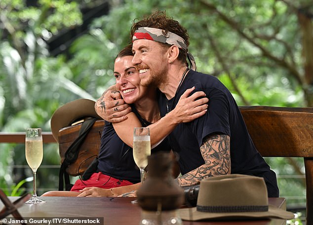 It comes as Coleen is tipped to become 'ITV's new golden girl' after winning over a legion of fans with her time in the jungle (pictured with Danny Jones).