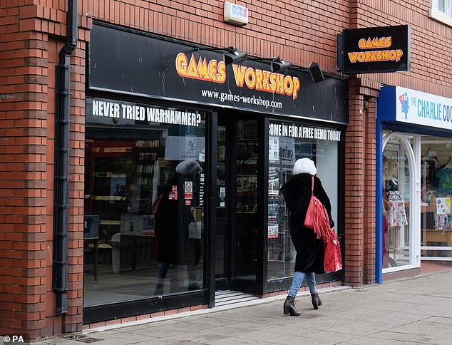 Steady growth: Games Workshop sales have increased for the last eight consecutive years