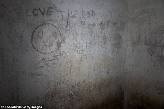 Desperate prisoners apparently carved messages into their cell walls