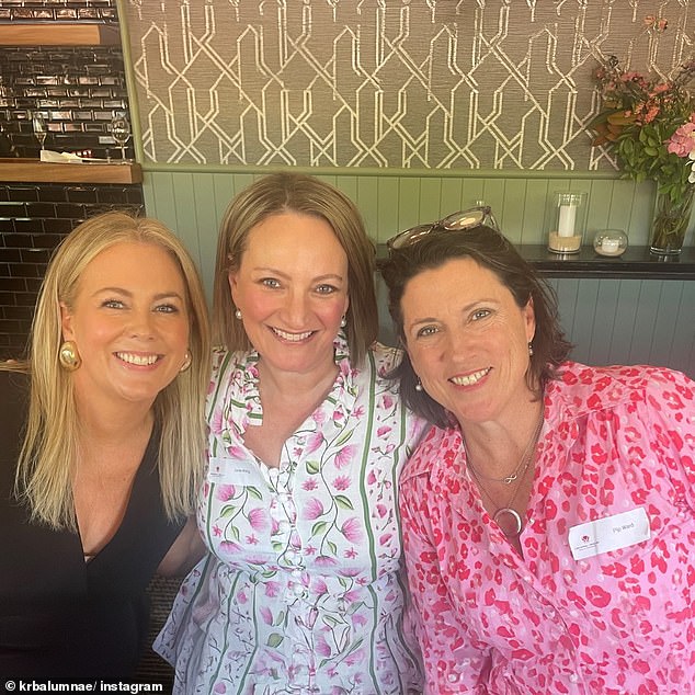 I have it on impeccable authority that Sam (left) was regaling her school friends with stories of her happy marriage to Bowral businessman Richard Lavender.