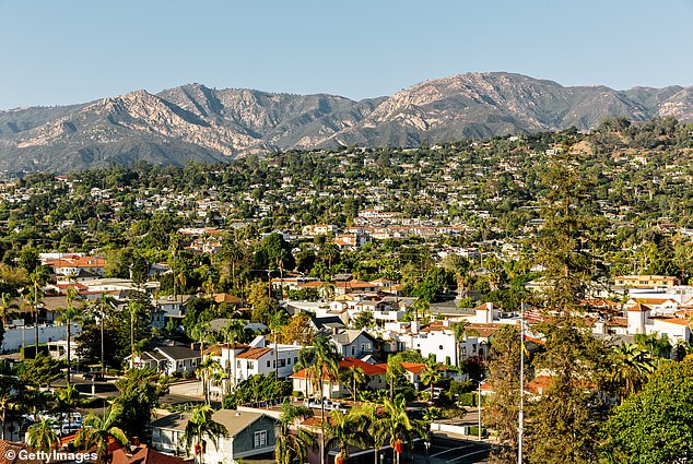 Santa Barbara, another major city in California, would be part of the seceded state according to the boundaries drawn by Preston