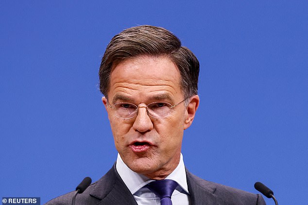 NATO Secretary General Mark Rutte holds a press conference at the alliance's headquarters in Brussels, Belgium, December 4, 2024.