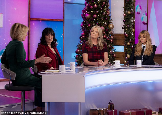 Olivia confirmed that she hadn't stayed out all night and come to work in the same outfit, but rather loved the outfit enough to wear it again as she joined Coleen Nolan, Penny Lancaster and Kaye Adams on the panel.