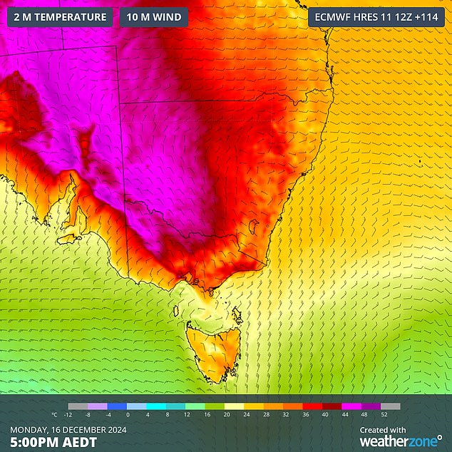 Temperatures to rise in Melbourne on Monday