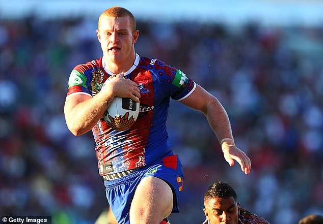 McKinnon was a promising NRL player with the Newcastle Knights until his accident in 2014.