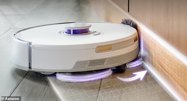 Featured feature: The robot not only cleans floors, but also cleans skirting boards