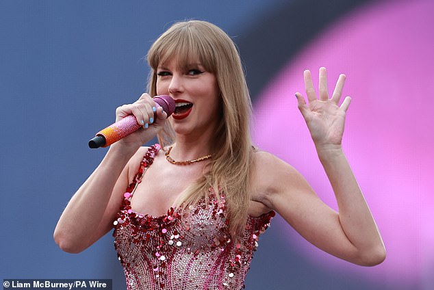 The clip showed a touching interaction between the young patient at Children's Mercy Hospital, Kansas and the singer who was visiting after wrapping up her Eras Tour.