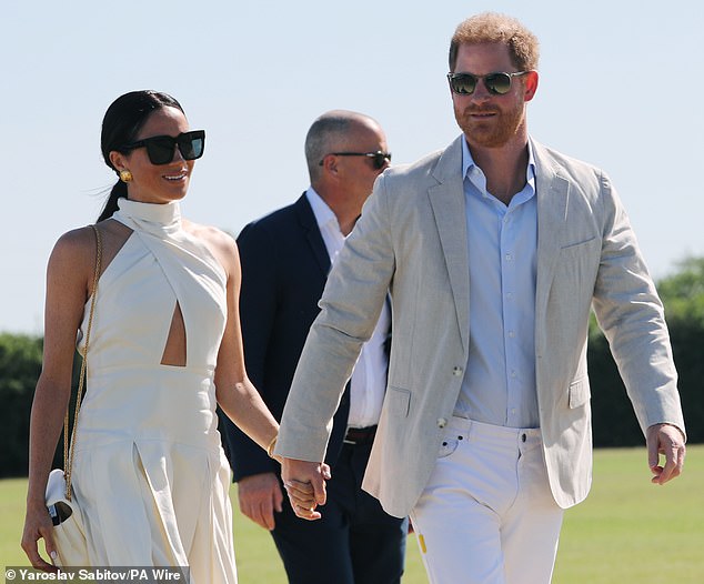 British brand and culture expert Nick Ede revealed the Duke and Duchess of Sussex's Polo (pictured) could be the 'nail in the coffin' for their Netflix deal