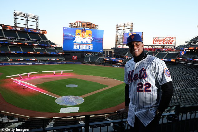 Soto joined the Queens-based team after helping the New York Yankees reach the World Series.