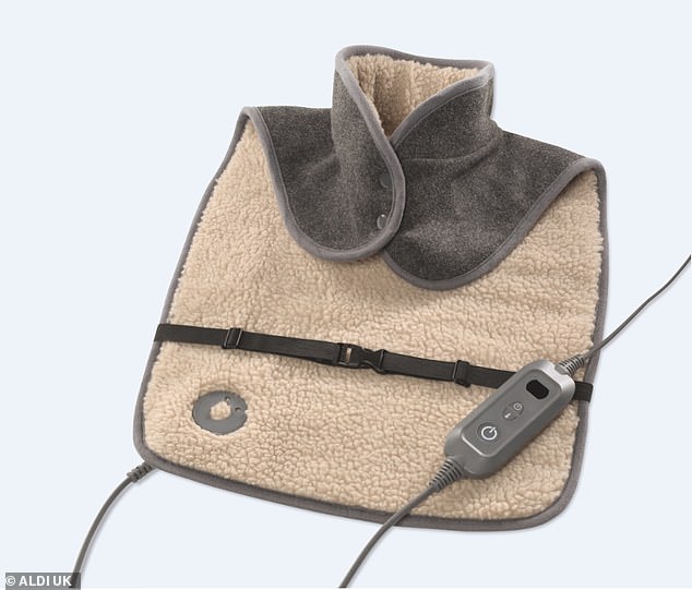 The neck and back heating pad has nine temperature settings for the perfect level of warmth and is also machine washable at 30°C.