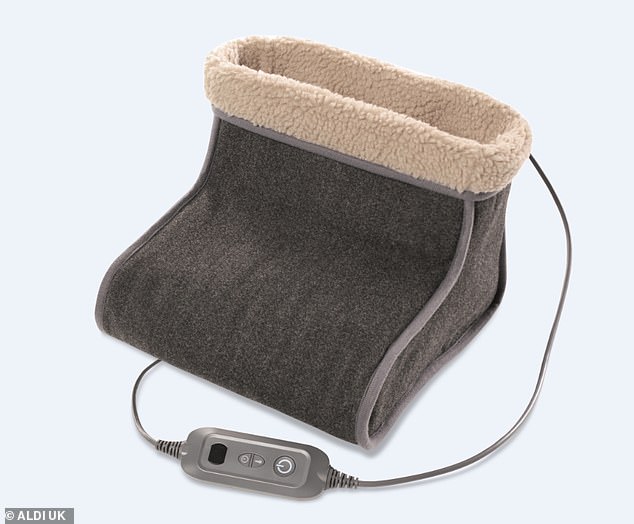 The foot warmer is foldable, making it easy to store and also features nine temperature settings for optimal warmth.