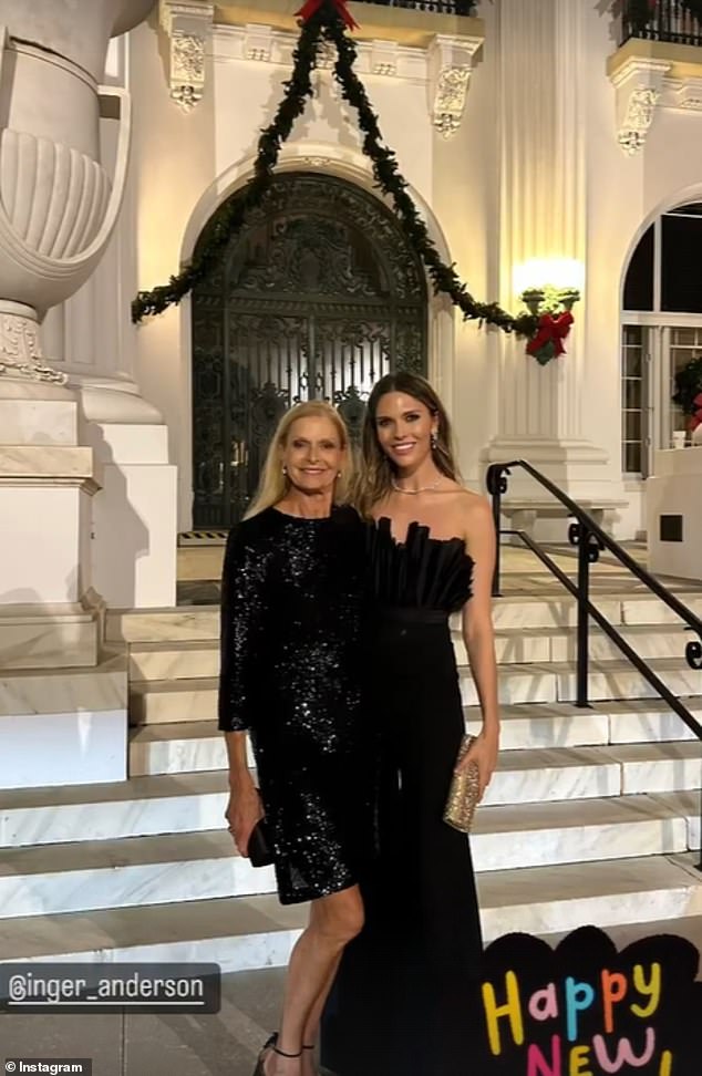 According to social media, Bettina has visited Mar-a-Lago several times, including earlier this year when she was seen posing outside the resort with her mother at Trump's annual New Year's Eve party.