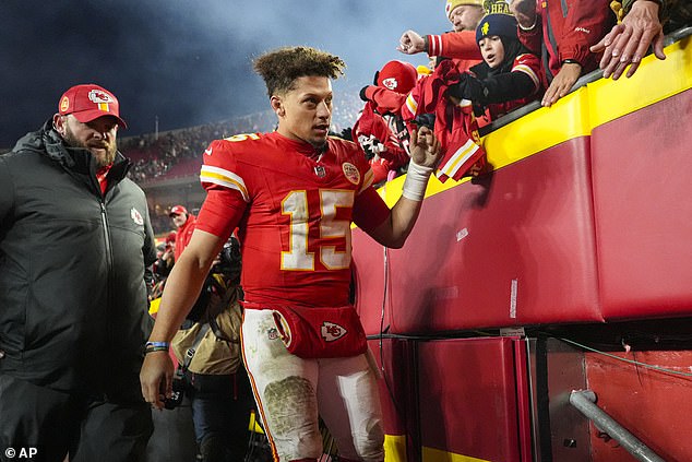 Patrick Mahomes and the two-time defending Super Bowl champions also made the top 50