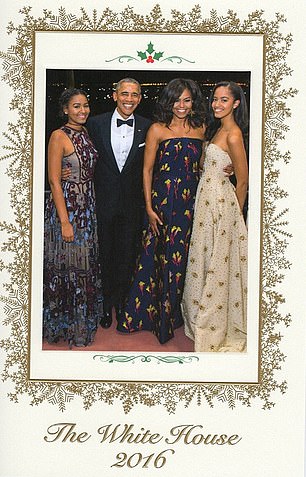 Obama's last Christmas card in 2016