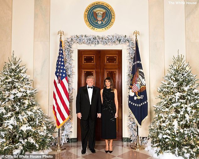 The culture war debate over the use of 'Happy Holidays' made its way into the presidential election eight years ago when Donald Trump promised to bring back 'Merry Christmas'