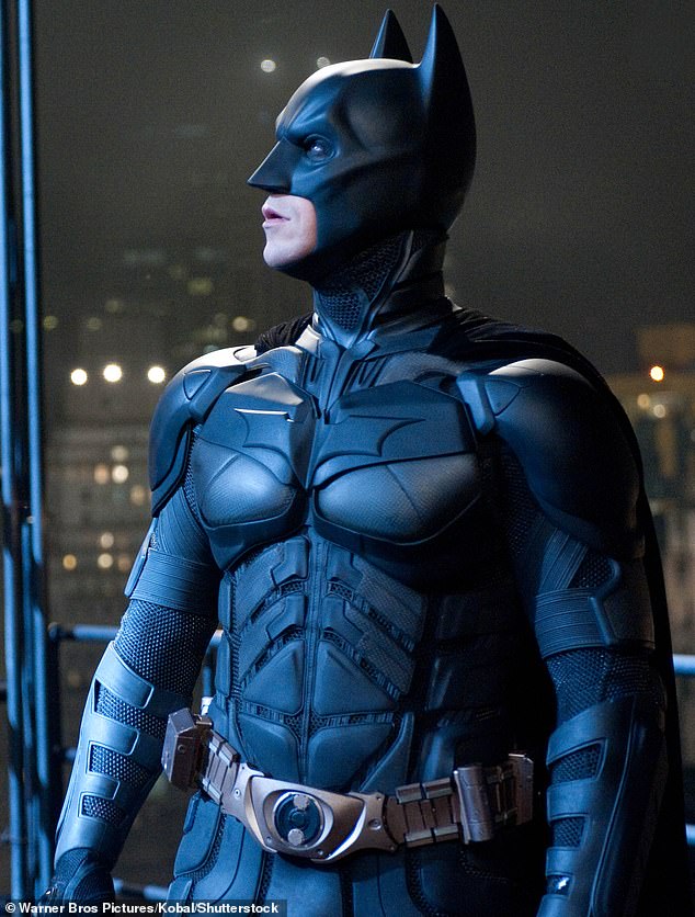 Christian Bale played the title character in the trilogy, which consisted of Batman Begins in 2005, The Dark Knight in 2008, and The Dark Knight Rises in 2012.