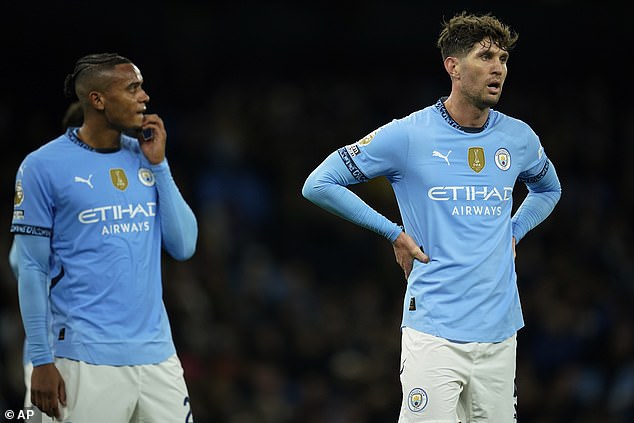 Manuel Akanji (left) and John Stones (right), meanwhile, are also injured.