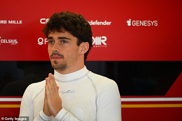 He will join and be a teammate of Charles Leclerc (pictured) wearing red starting next season.