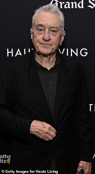 Robert De Niro, 81, was diagnosed with prostate cancer in 2003, but has since made a full recovery.