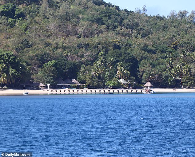 The Turtle Island Resort is located on a private island off the coast of Fiji