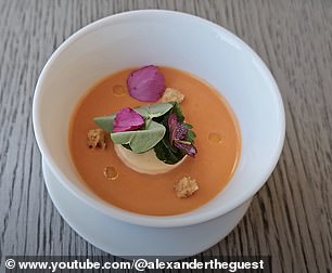 Spanish cold tomato soup