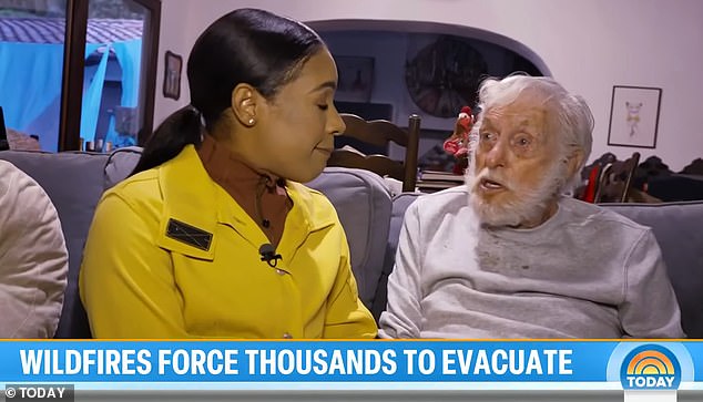 Dick Van Dyke was forced to crawl to his car during terrifying Malibu wildfire evacuation after 