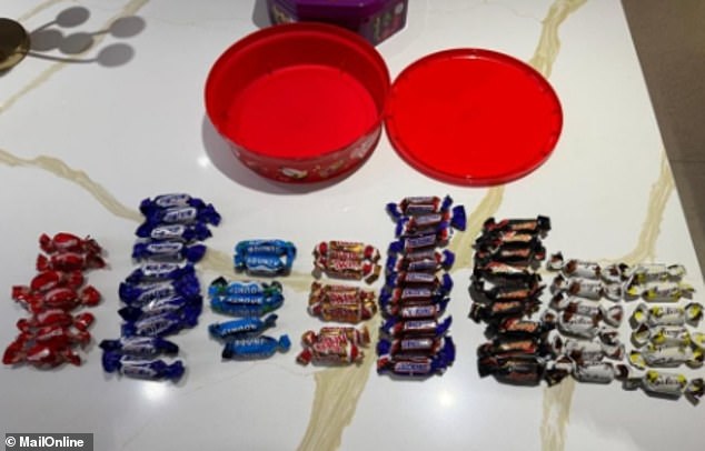 There were 59 chocolates in the Celebrations container, and the most populated candy was a Milky Way, with 10 candies in the entire box.