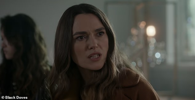 During the Gogglebox episode, the cast reacted to Netflix's new spy thriller, Black Doves. The new eight-part series is a thriller starring Keira Knightley (pictured) and Ben Whishaw.