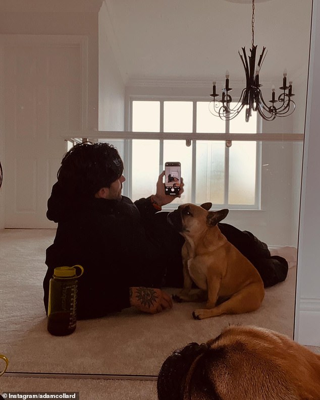 Elsewhere in the photo dump, Adam gave fans a glimpse into his life recently as he shared a photo of him and Laura's French Bulldog.