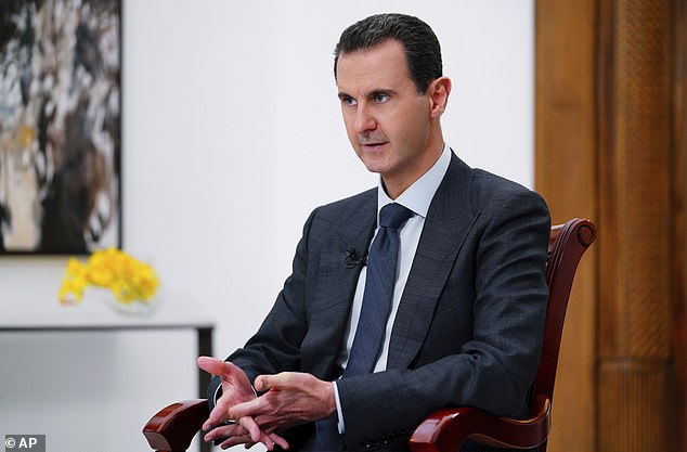 Bashar al-Assad (pictured) was overthrown earlier this month by a coalition of militias.