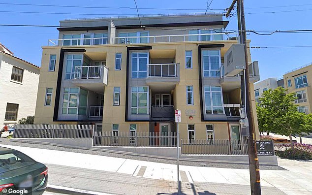 Balaji was found dead in his San Francisco apartment, seen here. On November 26, police said they suspected there was no 