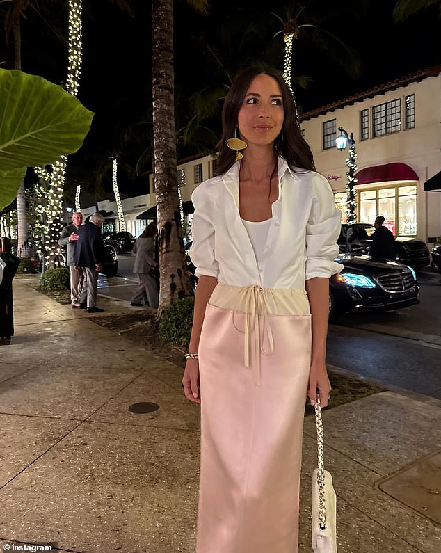 Charnas was one of the most successful examples of the first wave of fashion bloggers after she started Something Navy on Blogspot in 2009. She was pictured in Florida in November