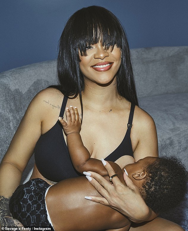 A source tells PEOPLE that the Diamonds singer is 'all about motherhood' and 'loves' being a mother to her two children; Rihanna and RZA spotted in August 2023